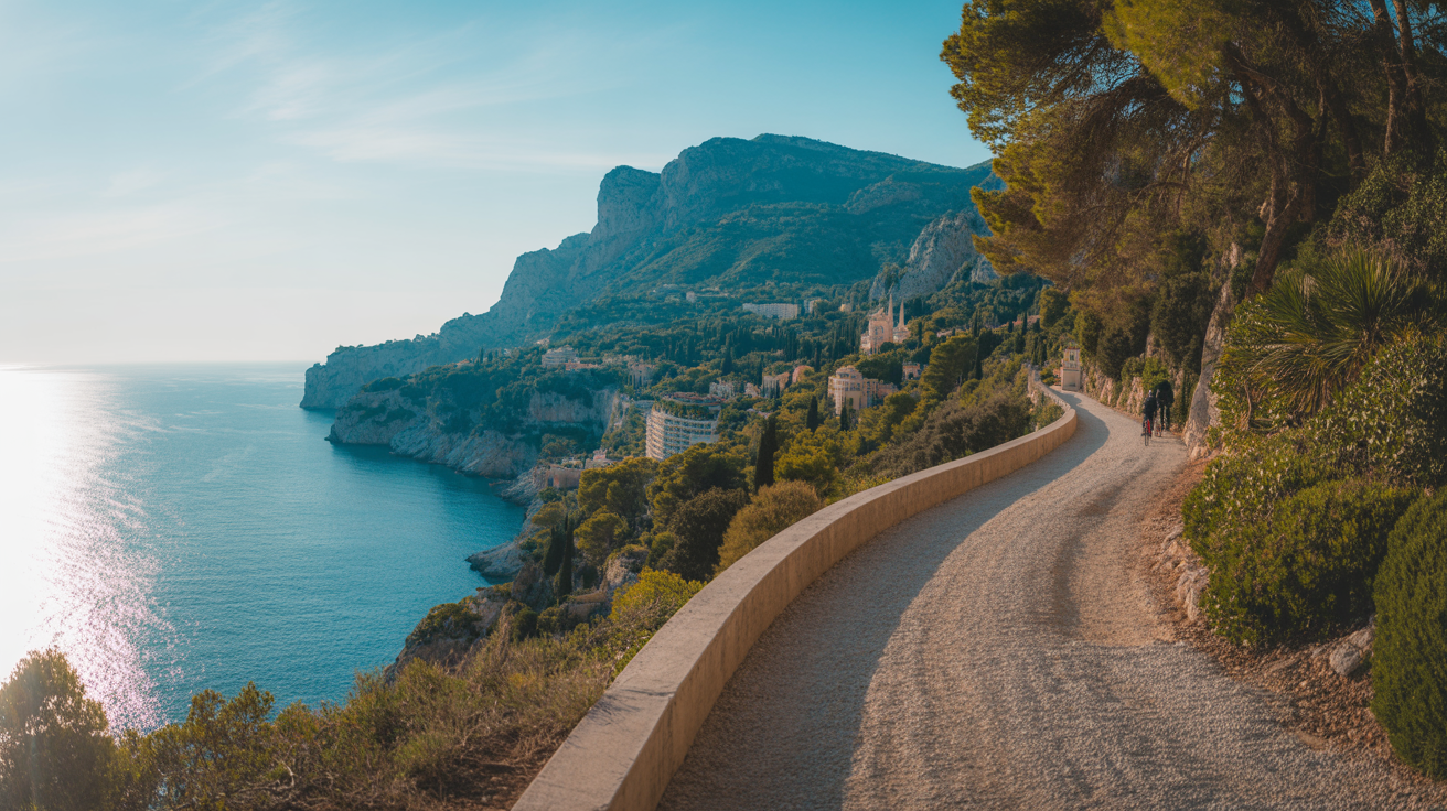 Gravel cycling at Monaco Gravel Race